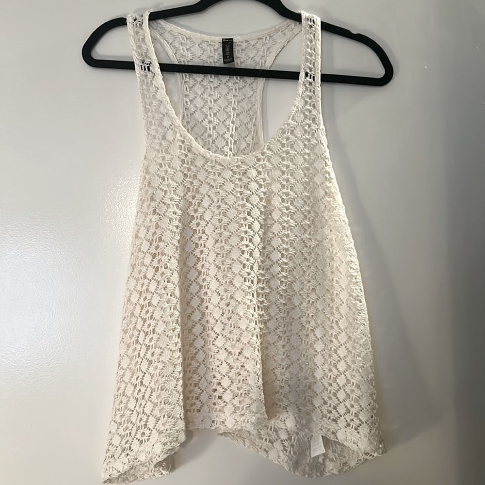 Nollie knit top size s women’s. White. Never worn. No tags